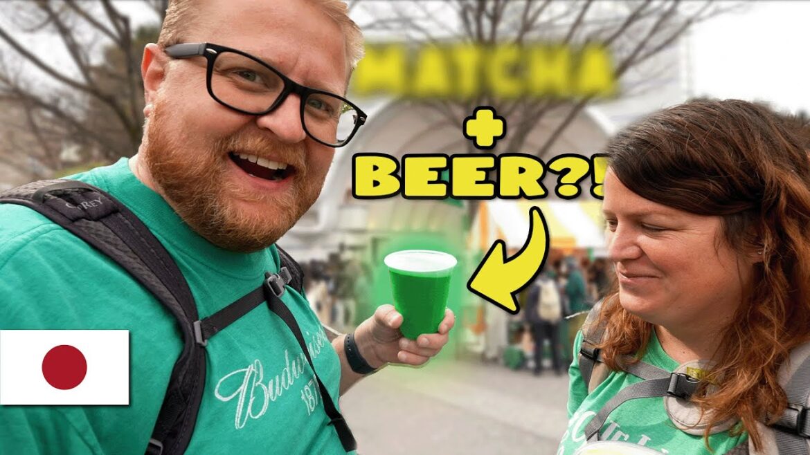 You won't believe what they use to make GREEN BEER at  St. Patrick's Day in TOKYO!