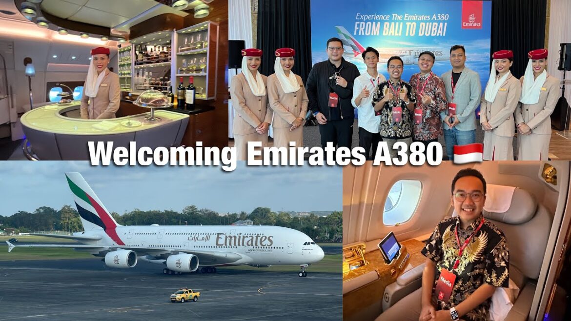 PERDANA!! Emirates Airbus A380 Inaugural Landing di Bali + Tour Pesawat PERDANA!! Emirates Airbus A380 Inaugural Landing di Bali + Tour Pesawat