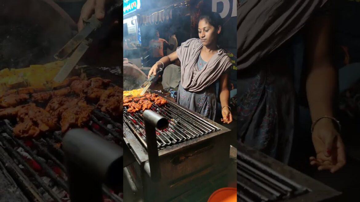 Eating Chicken Lollipop | Tirupati Evening Street Food | All India Radio Opposite #shorts #snacks