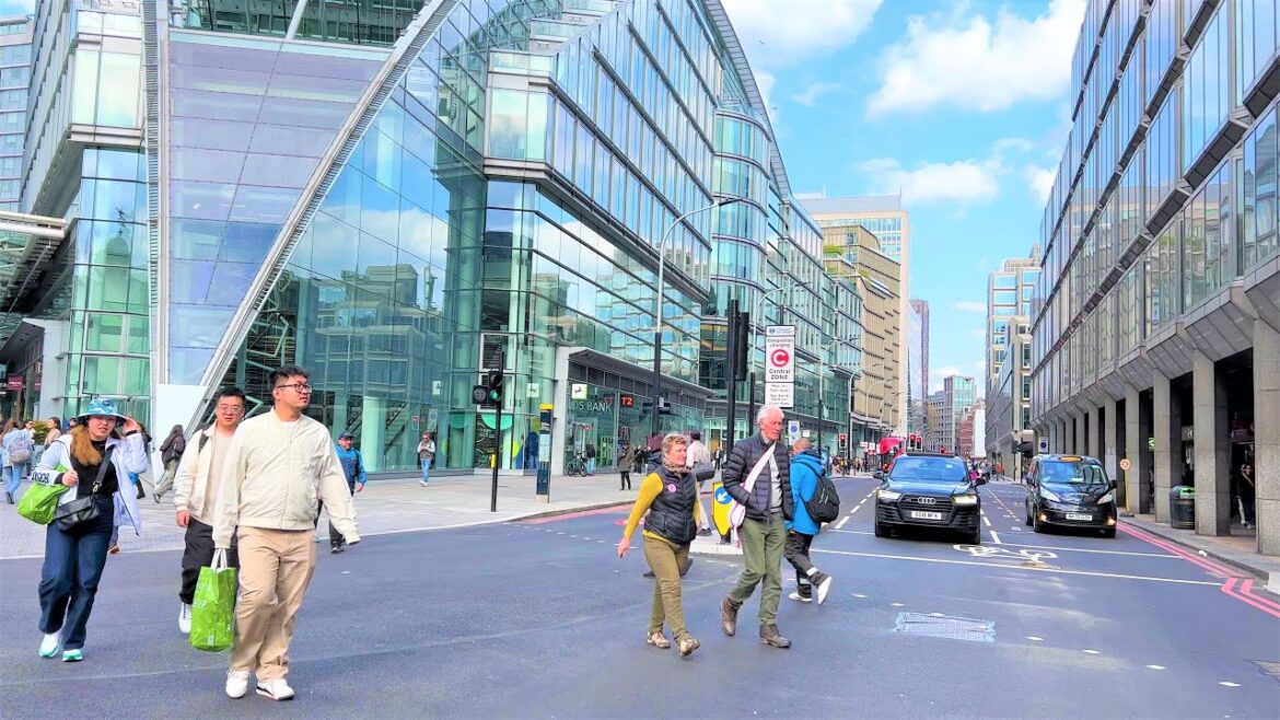 London View, London City Walking Tour, London Street Walk, 4K HDR London View, London City Walking Tour, London Street Walk, 4K HDR