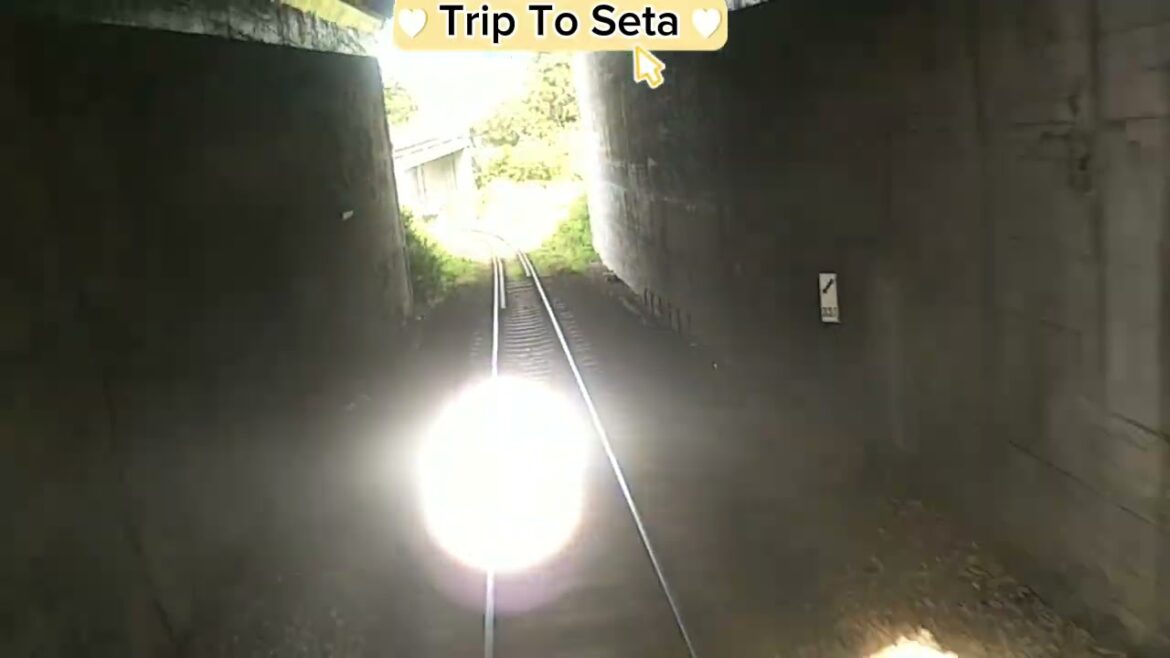 Perjalanan mudah menggunakan Keretapi Dari Bandar Tatsutaguchi Menuju ke SETA Kumamoto Jepun Perjalanan mudah menggunakan Keretapi Dari Bandar Tatsutaguchi Menuju ke SETA Kumamoto Jepun