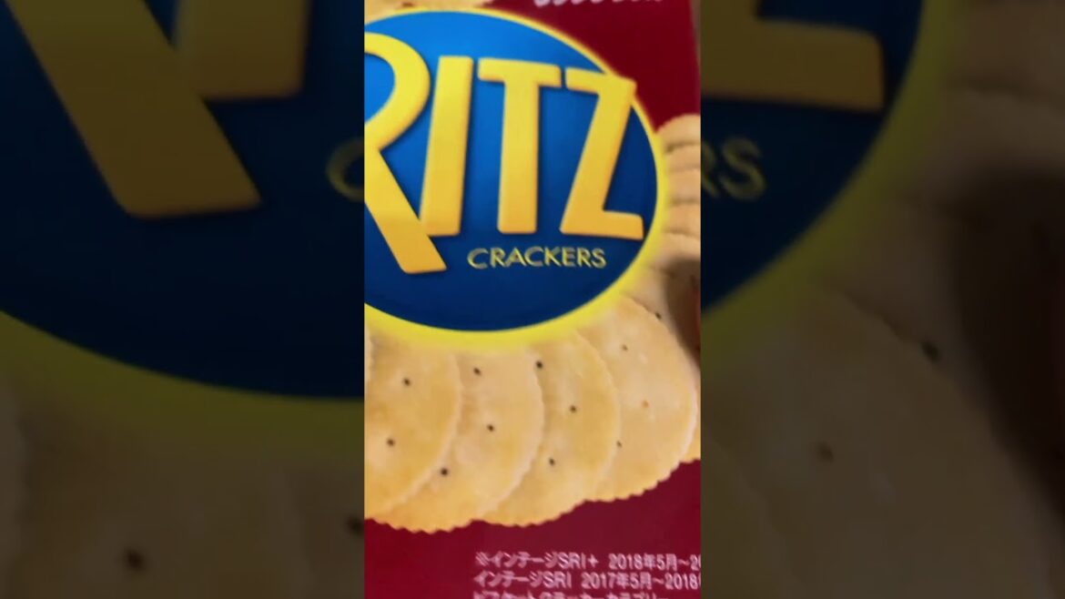 #Ritz #cracker  #Japan 😋 #shorts #リッツ #クラッカー