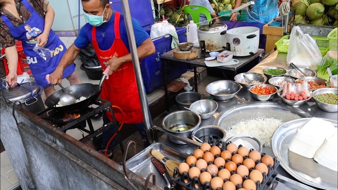 Amazing Speed! Quick Egg Fried Rice Cooking Skills – Thai Street Food Amazing Speed! Quick Egg Fried Rice Cooking Skills - Thai Street Food