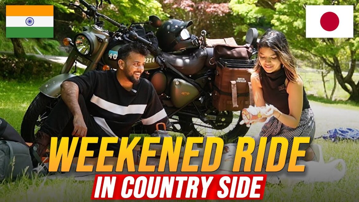 Weekend ride in  Japan countryside  II Indian in Japan II