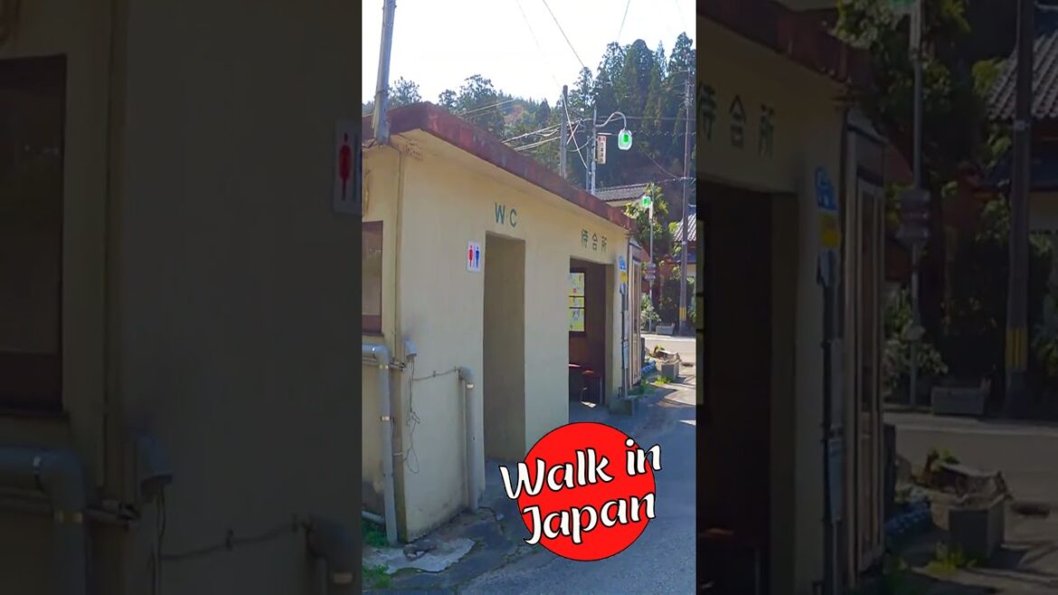 Bus Shelter and Public Restroom Under One Roof #shorts #japan