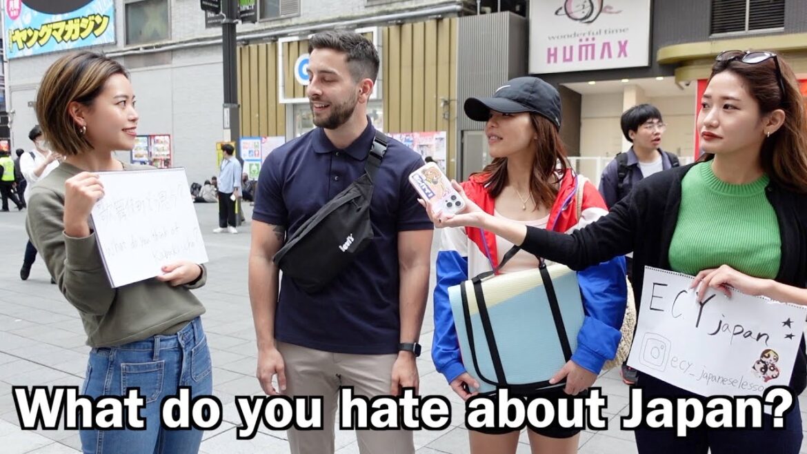 ~Interview in Japan~ What do you hate about Japan?