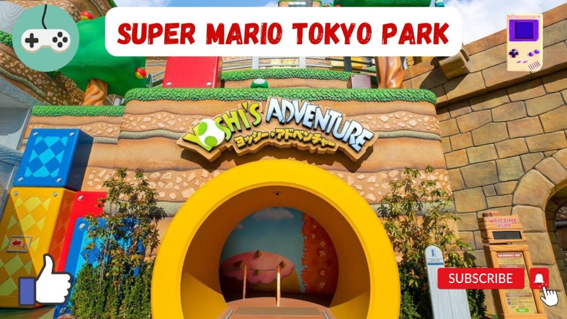 The Super Mario⭐️ Park Theme Park in Tokyo #shorts #travel #supermario