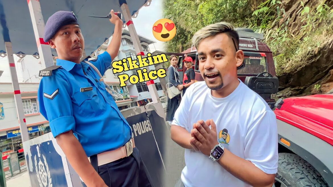 North Sikkim Pauchte He Sikkim Police Ne Help Kiya 😍 @basantvlogs