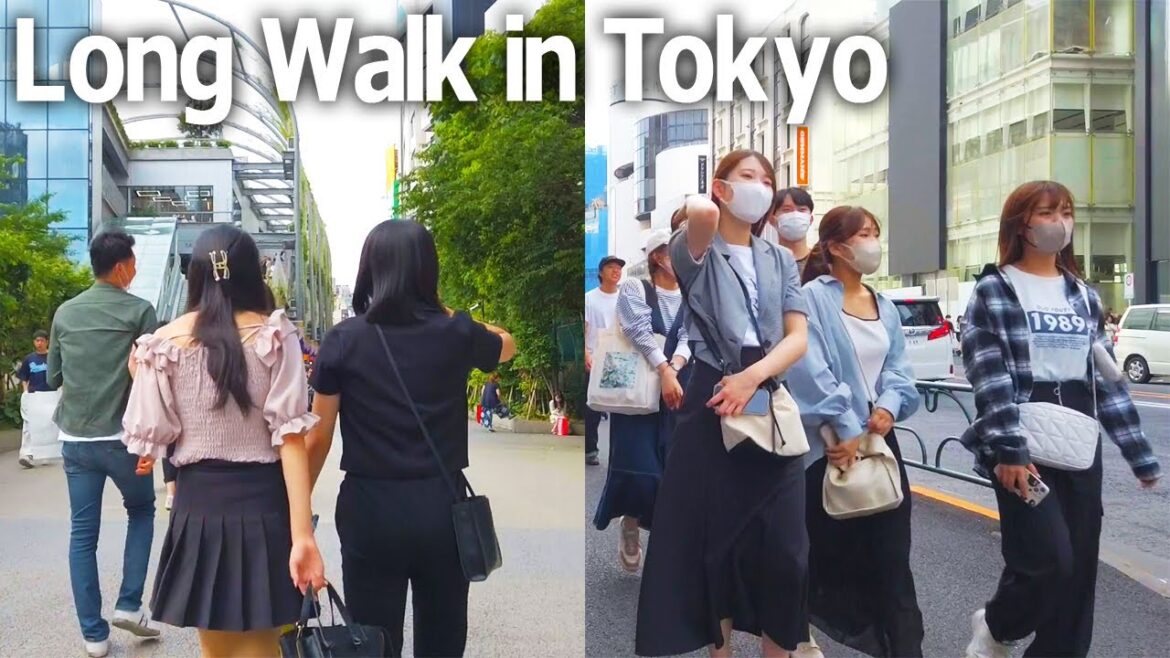 Tokyo - Walking in Shibuya, Harajuku and Omotesando. A tour of popular areas♪ (May 2023)