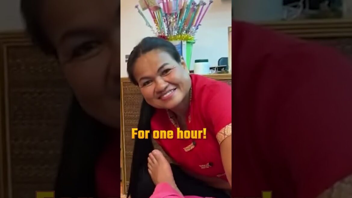 SHE DID THIS FOR ONLY $6 in Thailand! 🤯🫠