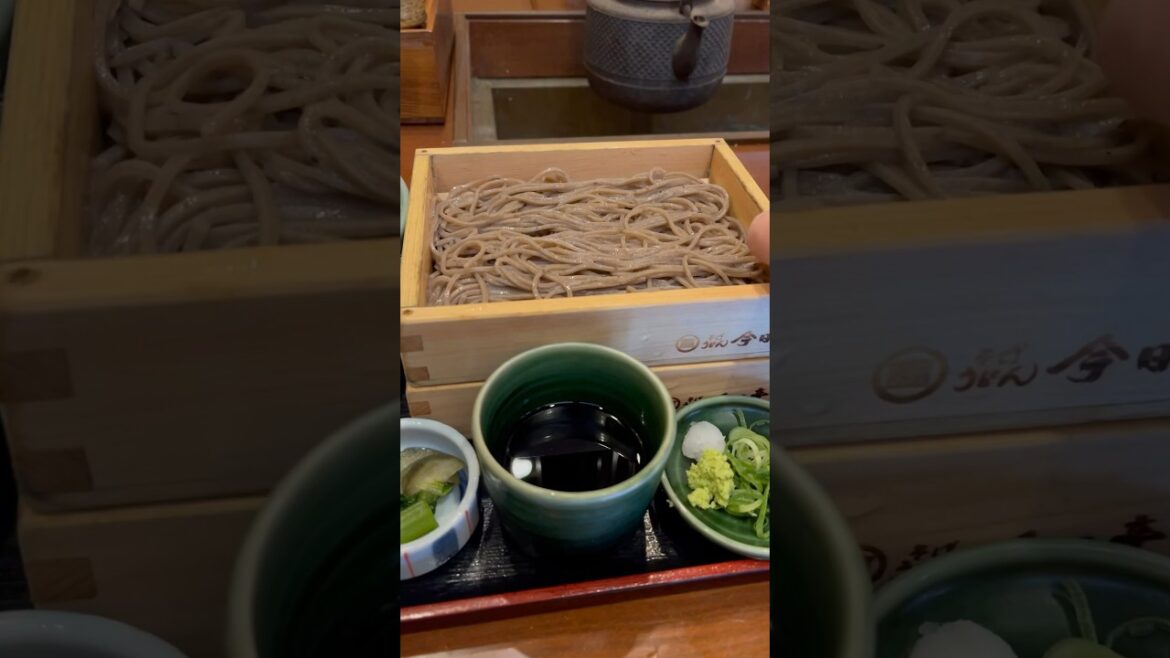 My favorite Soba restaurant in Osaka Japan | Zaru Soba, Tenpura don