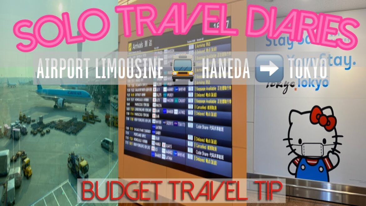 ✈️🚍#tokyo diaries | airport limo bus | HND ➡️ Kasai station #solotravel #traveltips JAPAN