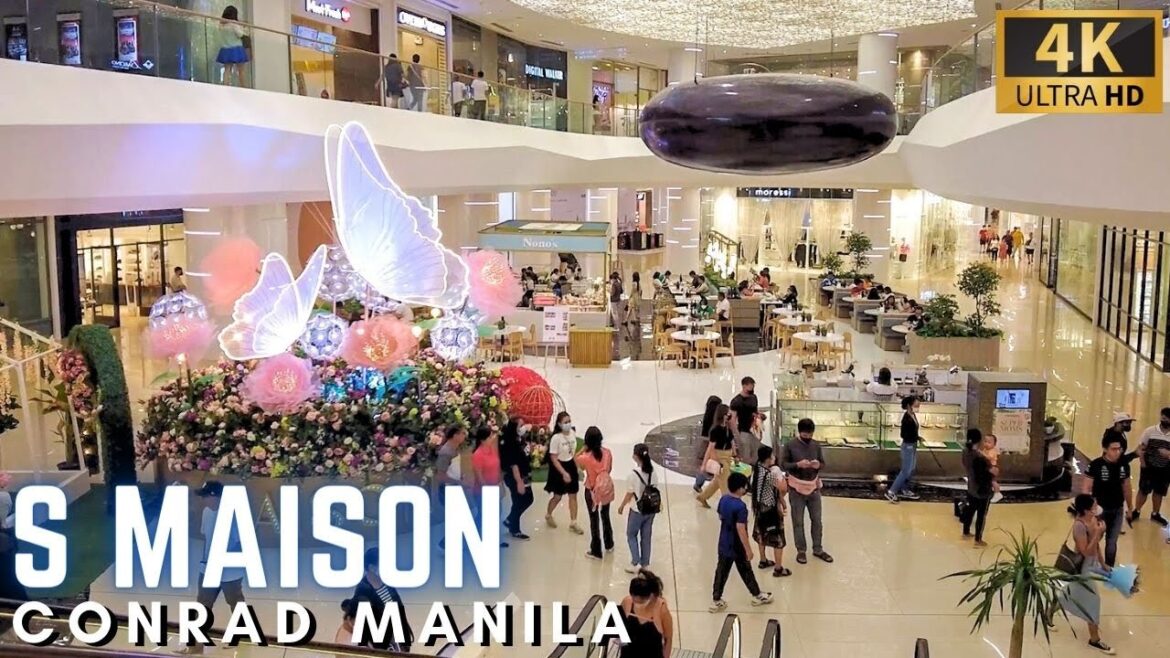Short Walk Inside S MAISON in CONRAD MANILA - PASAY CITY [4K] Philippines - May 2023