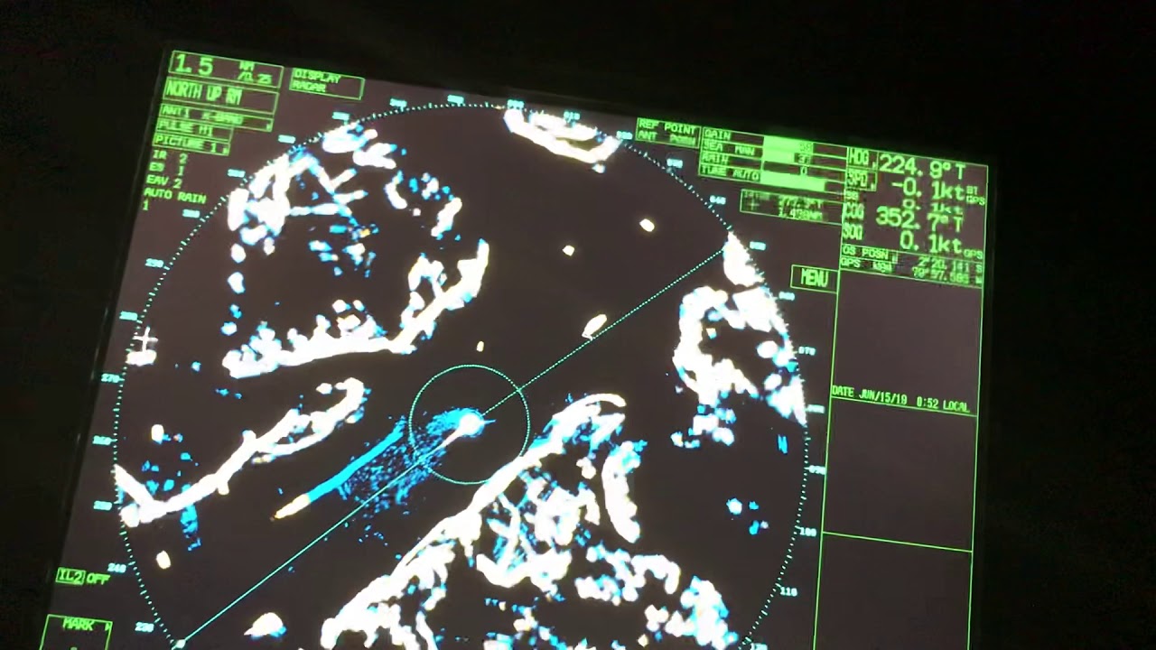 How to use a marine radar. Basics. Cadet’s training Alo Japan