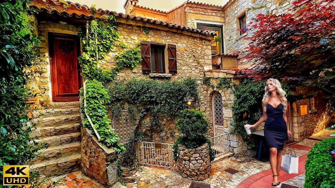 EZE - THE MOST BEAUTIFUL MEDIEVAL VILLAGE FROM THE SOUTH OF FRANCE - BEAUTIFUL PLACE FULL OF CHARM