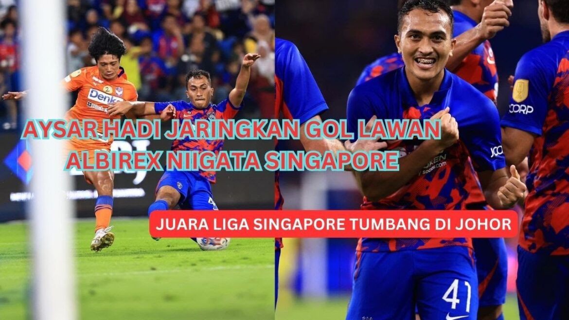 JDT MENANG BESAR DENGAN ALBIREX NIIGATA SINGAPORE 5 GOL DALAM INTERNATIONAL FRIENDLY
