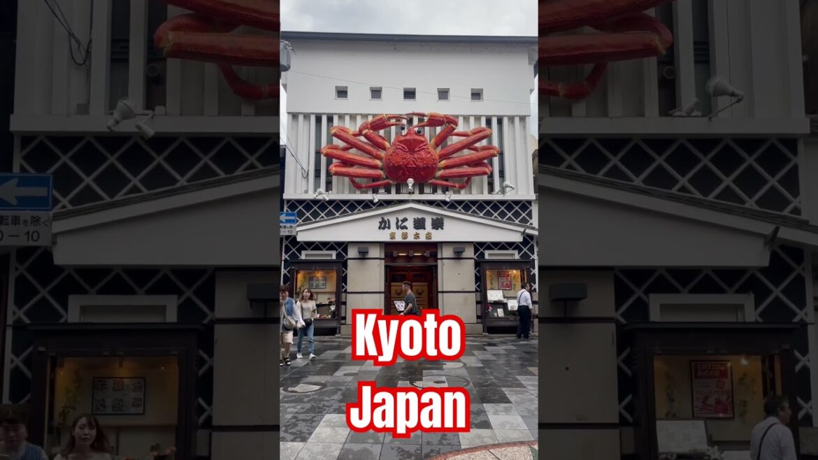 Giant crab sign in Kyoto, Japan! Giant crab sign in Kyoto, Japan!
