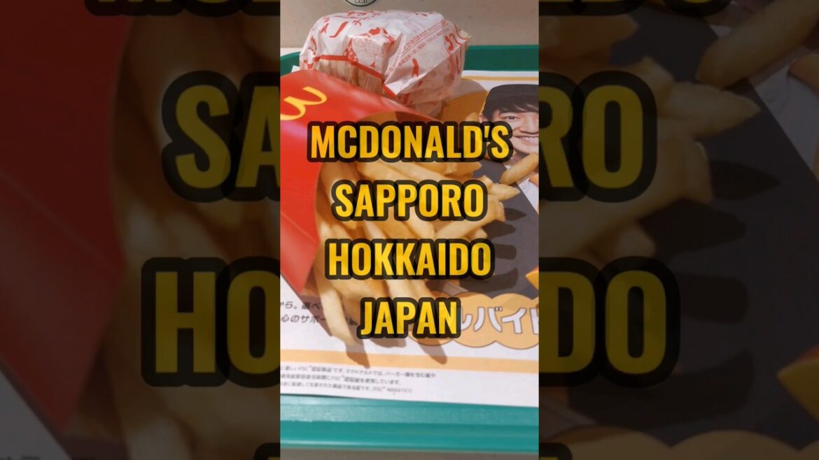 What to eat in McDonald's Japan? Sapporo Menu and Food Review #mcdonalds #japan #food #shorts #reels