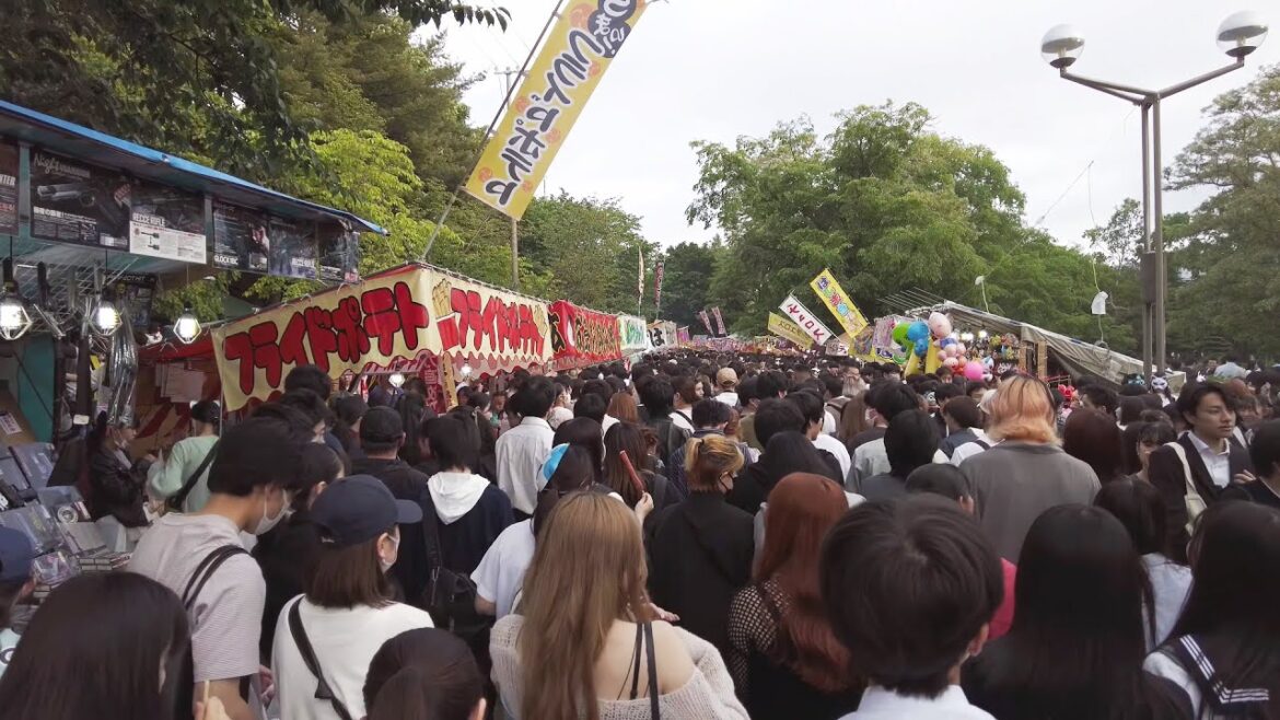 【4K】北海道神宮例祭 札幌まつり 2023 中島公園 夕方 散策 | 日本 北海道 札幌 中央区【Binaural ASMR】