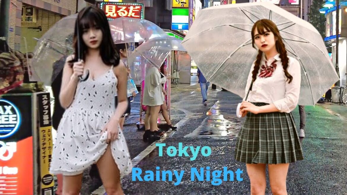 Tokyo’s Top Adult pleasures zone on a rainy night Tokyo's Top Adult pleasures zone on a rainy night