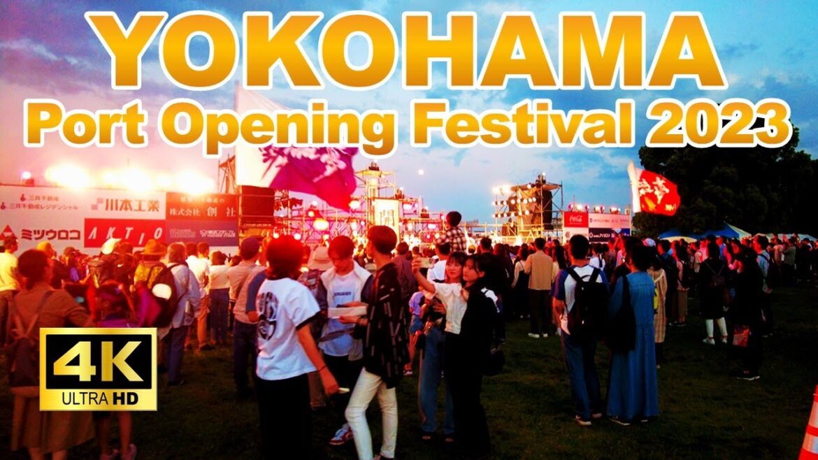 【4K🇯🇵】Yokohama Port Opening Festival 2023, Strolling in Rinko Park at Dusk 【4K🇯🇵】Yokohama Port Opening Festival 2023, Strolling in Rinko Park at Dusk