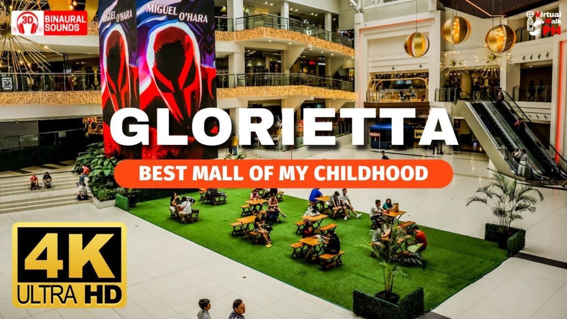 [4K] Glorietta Full Mall Tour 2023 | Ayala Malls in Makati, Philippines