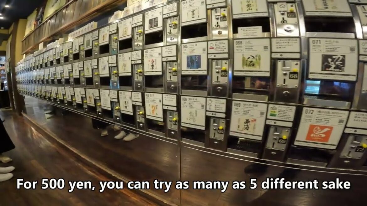 Niigata food tour part 1: Ponshukan Sake Vending