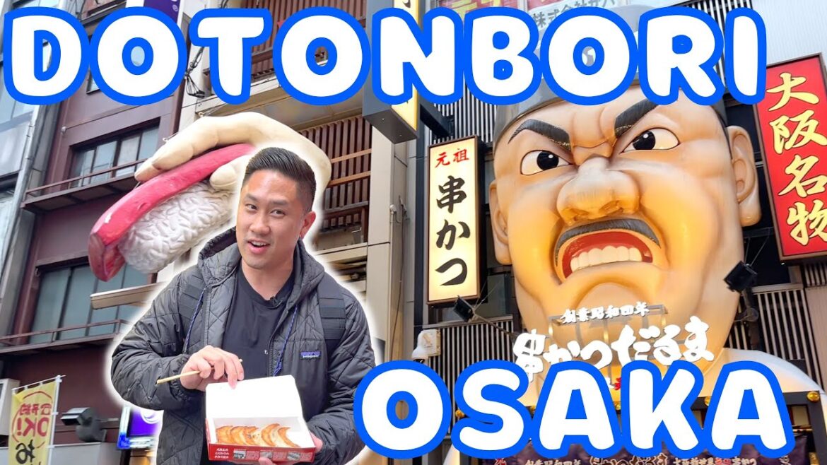 OSAKA STREET FOOD Guide! What To Eat In Dotonbori Japan 道頓堀 Part 1