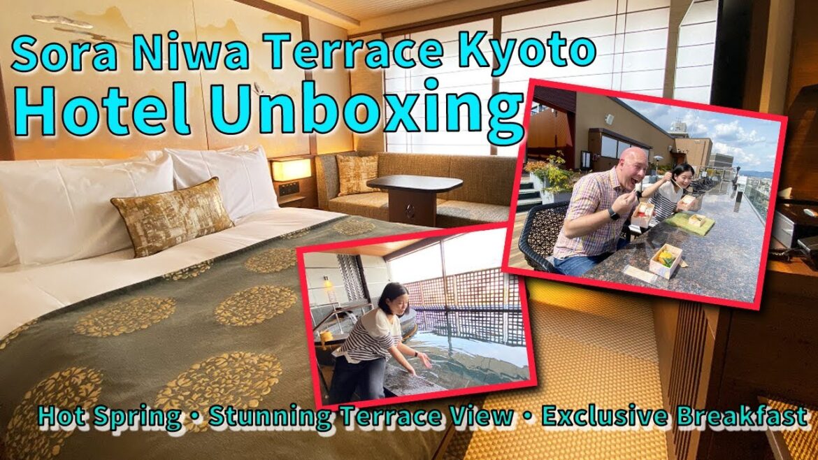Inside the Gorgeous 'Sora Niwa Terrace Kyoto' - Hot Spring Hotel w/Rooftop Terrace! - LIVE JAPAN