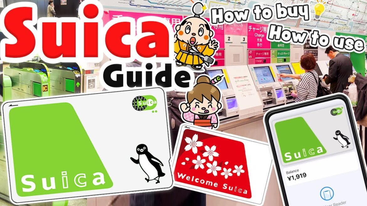 Suica Card Guide / Japan Tokyo Travel Essential Item / How to buy and use