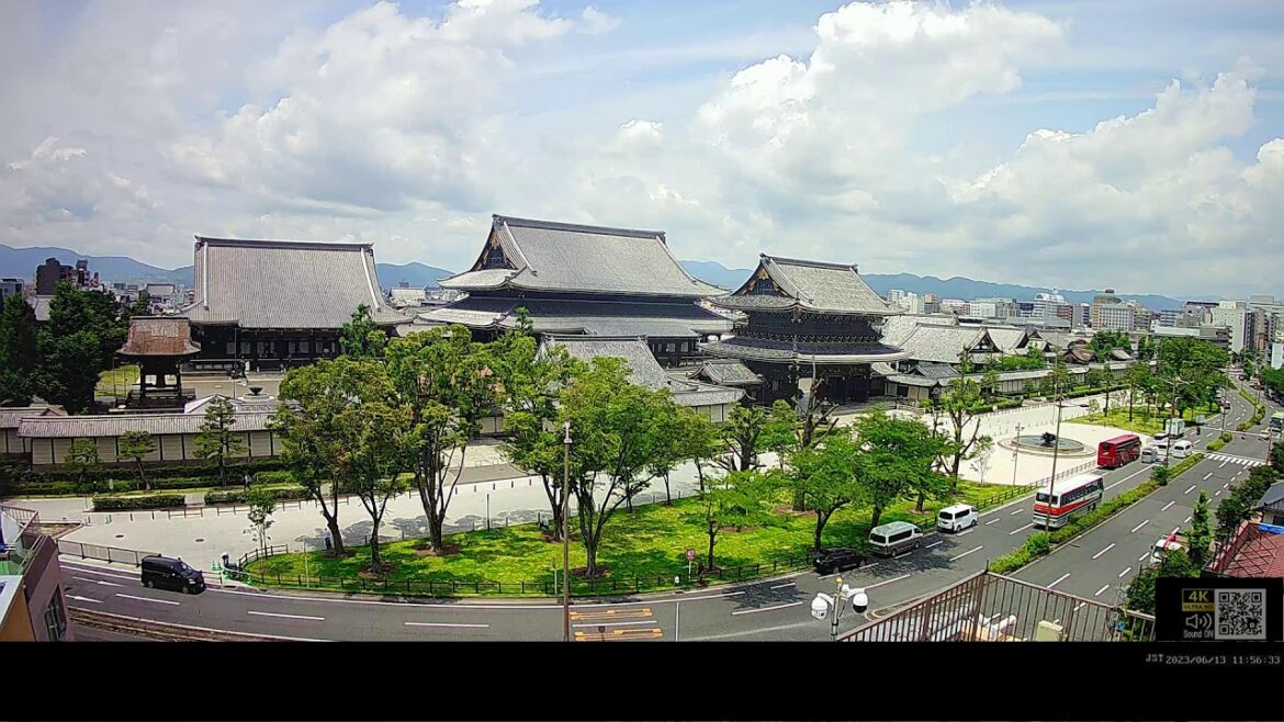 京都ライブカメラ 東本願寺 (KYOTO JAPAN LIVE CAMERA) 森信三郎商舗から生中継 即時影像 紅葉 livecam 銀杏 2023/06/13 0:00~ 京都ライブカメラ 東本願寺 (KYOTO JAPAN LIVE CAMERA) 森信三郎商舗から生中継 即時影像 紅葉 livecam 銀杏 2023/06/13 0:00~