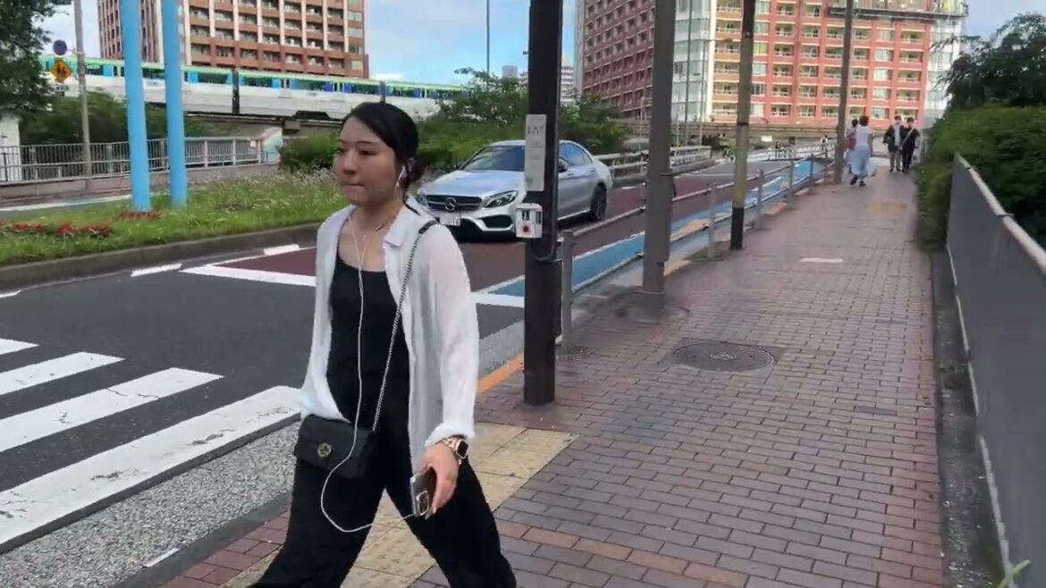 Tamachi Station ,Minto-ward walking.