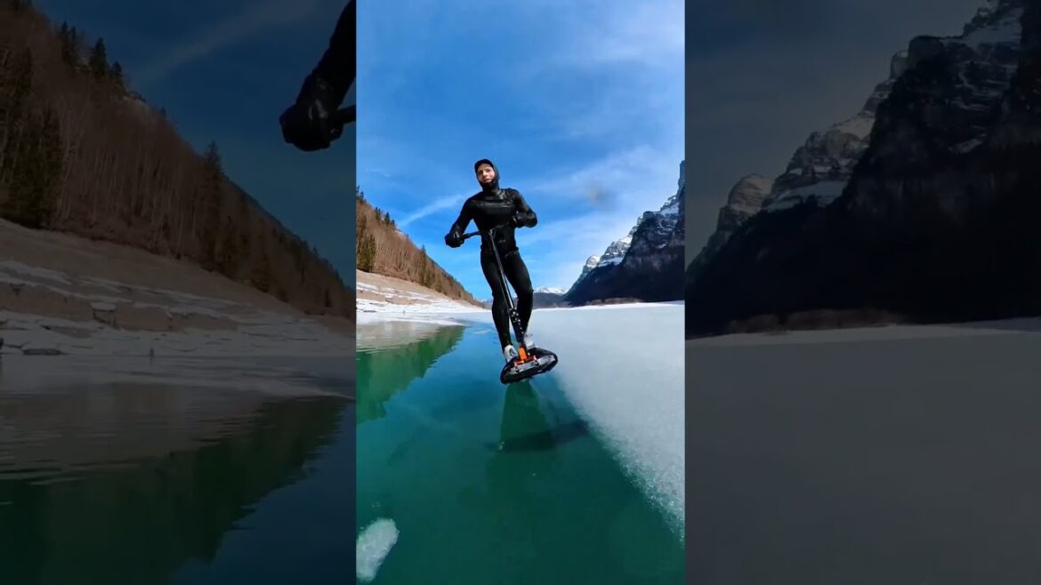 When it's summer but you still miss winter ❄️ #insta360 #foil #surfing #switzerland #shorts #fyp