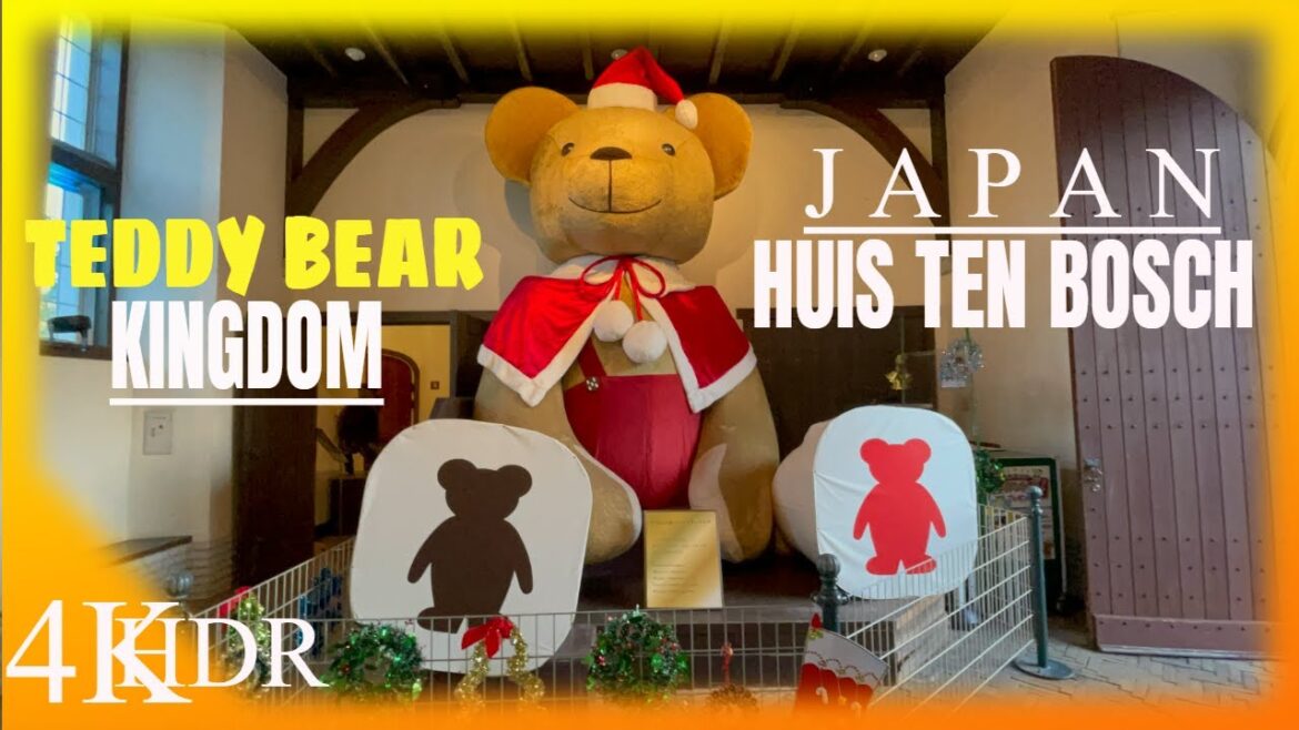 HUIS TEN BOSCH NAGASAKI JAPAN |TEDDY BEAR KINGDOM |4K HDR JAPAN WALK 2021|ASMR WALK TOUR #new #walk