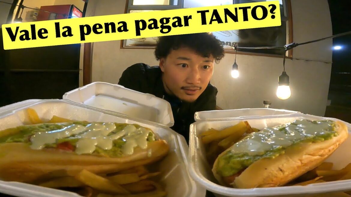 COMPLETO “BARATO” vs CARO | Japonés prueba los completos de Iquique 🇨🇱