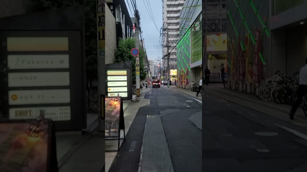 텐진 도심 거리 걷기 (후쿠오카 여행) #Shorts 텐진 도심 거리 걷기 (후쿠오카 여행) #Shorts