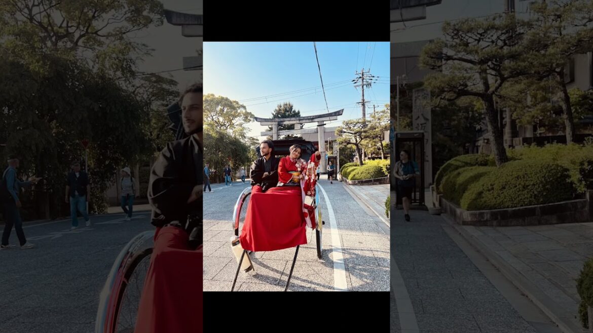 We rented Kimonos in Kyoto 😍 #shorts