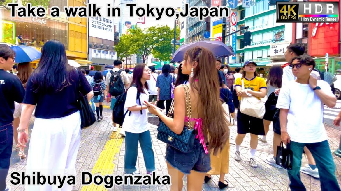 4K 60fps HDR// Take a walk in Tokyo, Japan,Shibuya Sta.→Shibuya Scramble Crossing→Shibuya dougenzaka