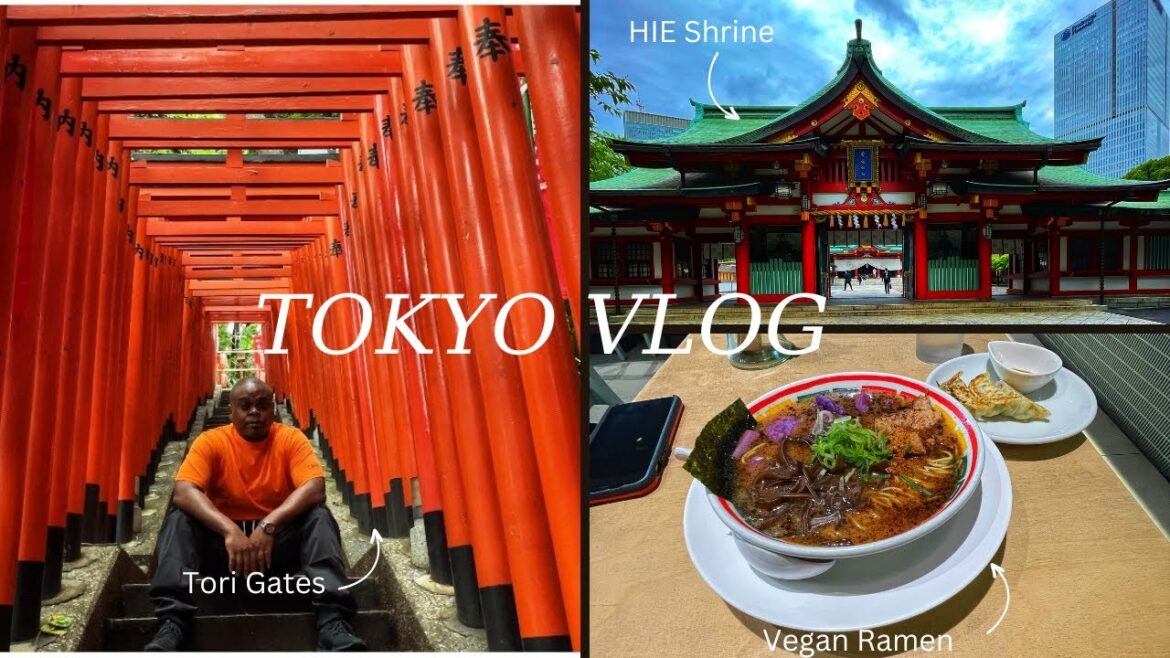 TOKYO VLOG:  EATING VEGAN RAMEN IN TOKYO FOR THE FIRST TIME | VISITING SHIBUYA CROSSING