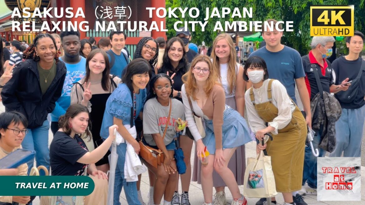 4k hdr japan travel | Walk in Asakusa(浅草)Tokyo japan | Relaxing Natural City ambience 4k hdr japan travel | Walk in Asakusa(浅草)Tokyo japan | Relaxing Natural City ambience