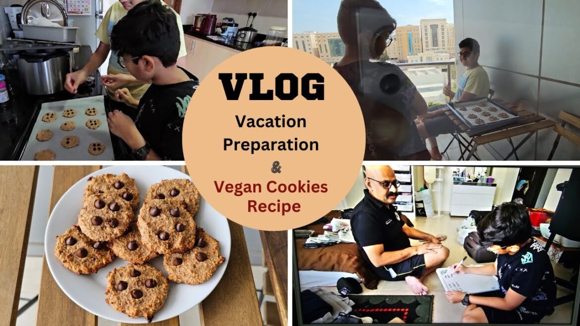 Vlog | Vegan Cookie Recipe | Vacation Preparation Vlog | Vegan Cookie Recipe | Vacation Preparation