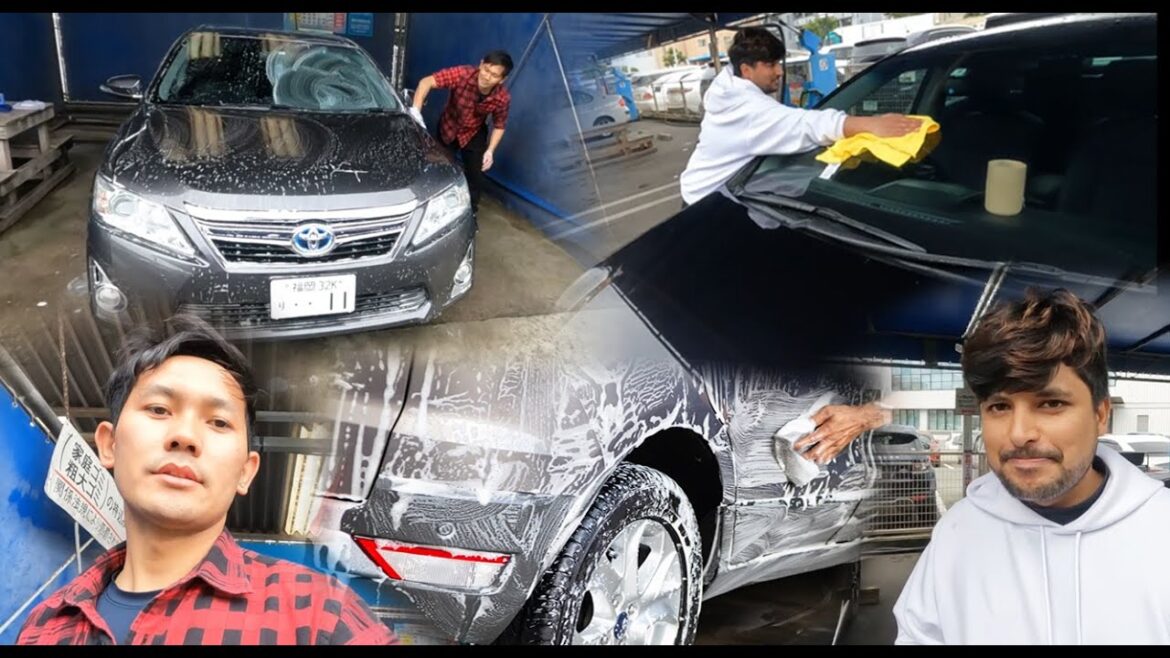 CAR WASHING l After Goldenweek Vacation in JAPAN l #Vlogs_019