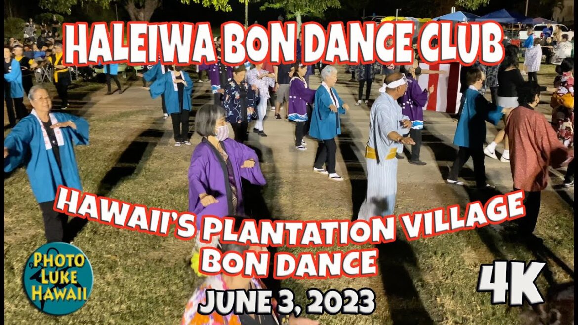 Hawaii's Plantation Village Bon Dance #9 Haleiwa Bon Dance Club June 3, 2023 Waipahu Oahu Hawaii