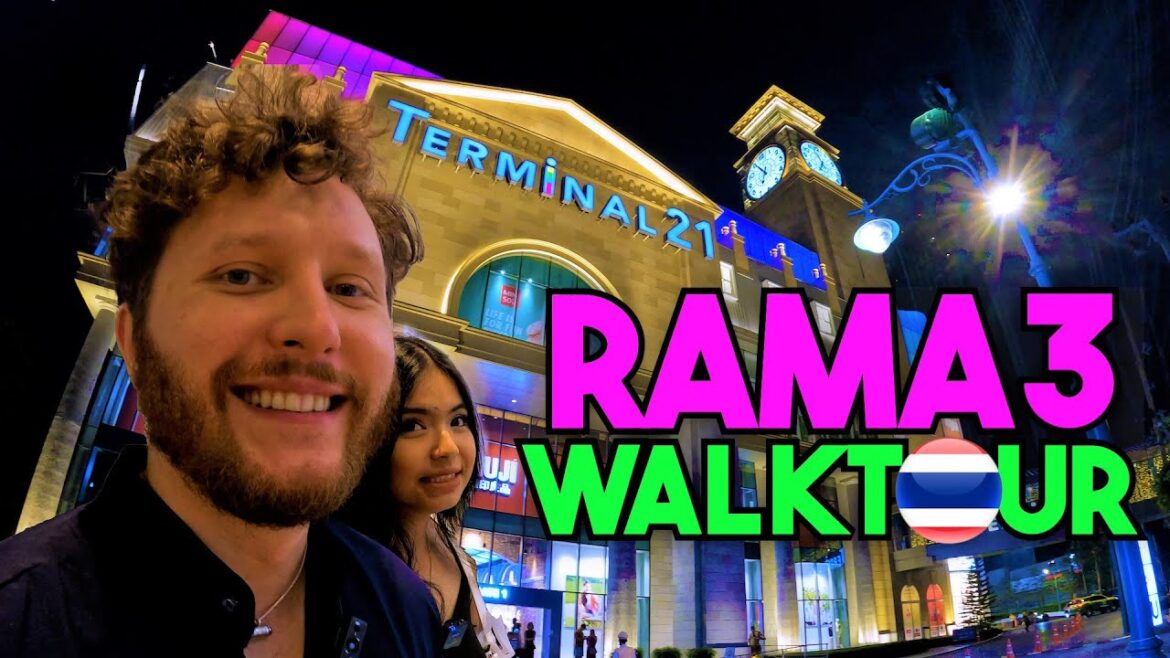 Terminal 21 Rama 3 Bangkok Walk Tour (Eating at MK Restaurant)