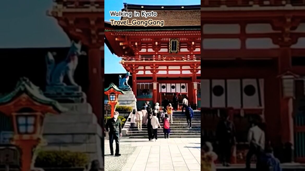 [4K 實拍行街] 日本京都伏見稲荷大社 | 日本京都伏見稻荷 | 稻荷車站 | 漫步京都 | 京都觀光 | 京都街景 | Kyoto Walking Tour | Travel_Gang Gang