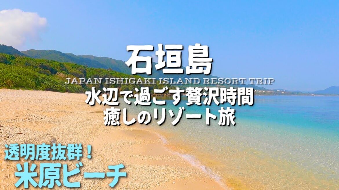 【米原ビーチ】石垣島のベストシュノーケリングスポット【のばれカフェ・観光・グルメ　ホテル・アートホテル・居酒屋・フサキリゾート・vlog】4月石垣旅 前編