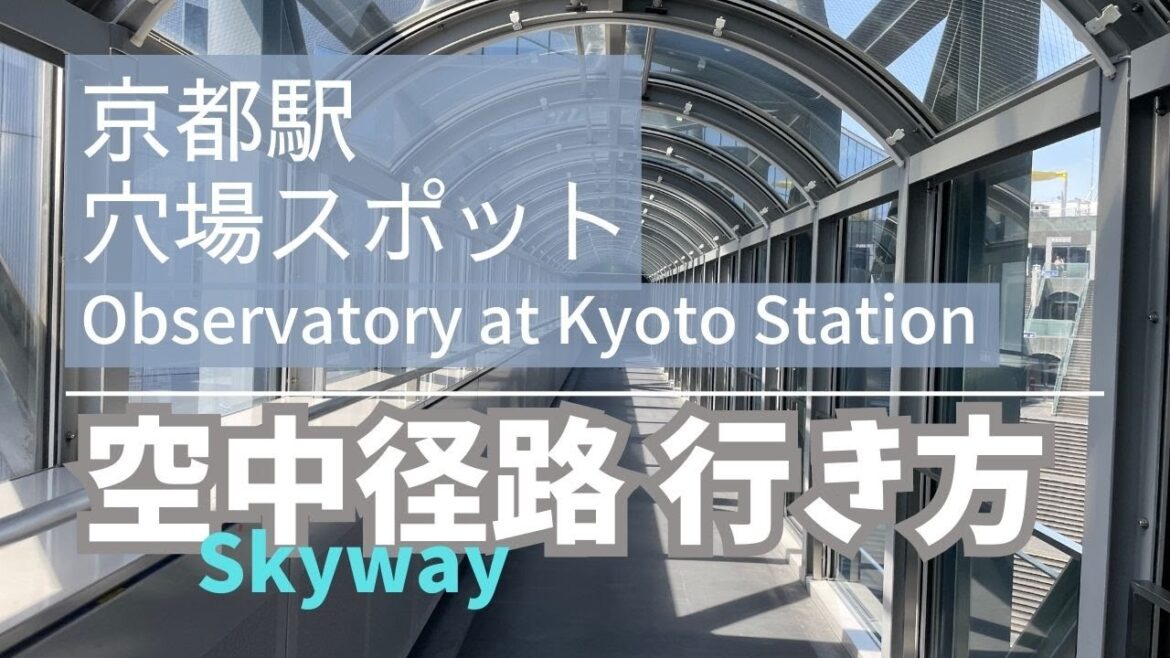 【京都駅の穴場/Kyoto sta.】空中径路”Skyway”への行き方 【京都駅の穴場/Kyoto sta.】空中径路"Skyway"への行き方