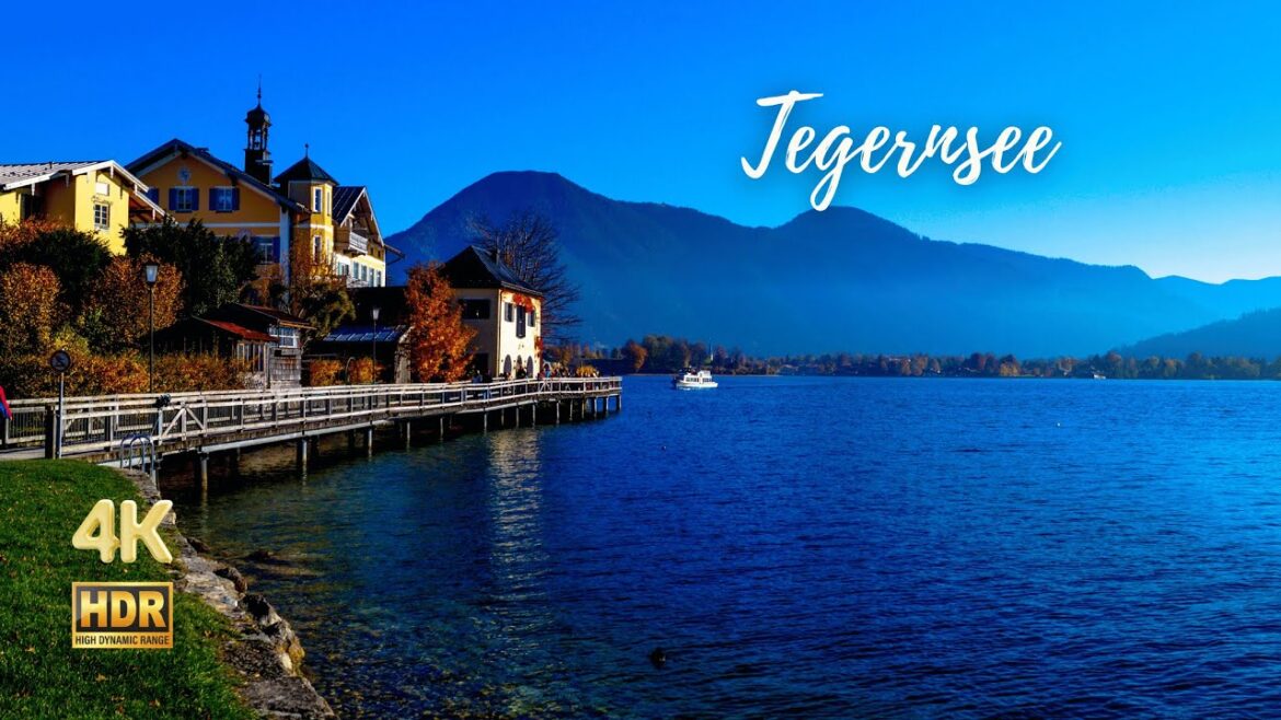 Tegernsee Walking Tour - Nature's Hidden Gem in Bavaria, Germany - 4K HDR