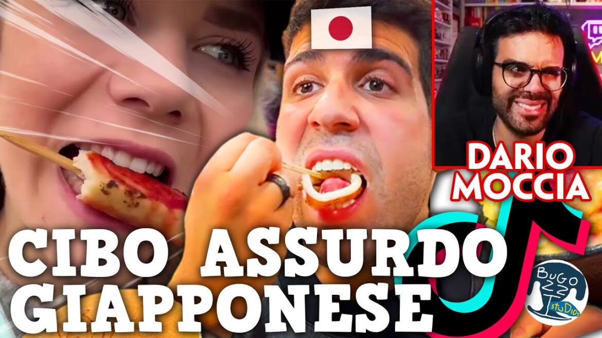 Dario reagisce a TUTTO QUELLO CHE HA MANGIATO FOIS IN GIAPPONE