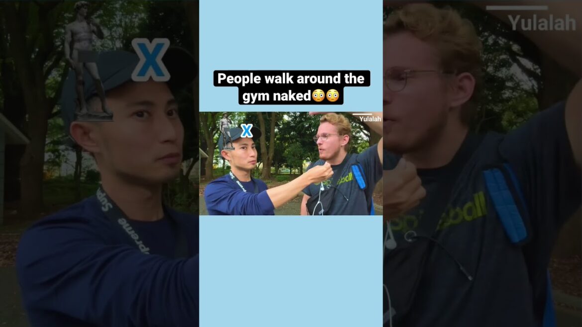 People walk around the gym naked!?